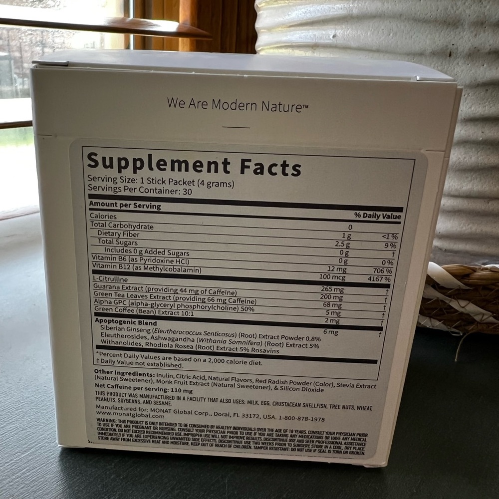 Monat Pineapple Energy Sticks - Picture 3 of 4